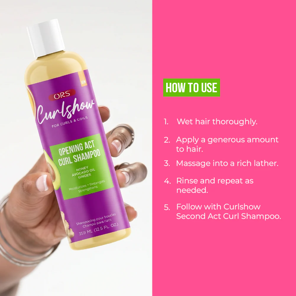 ORS Curlshow Opening Act Curl Shampoo (12.5 oz) - Image 10