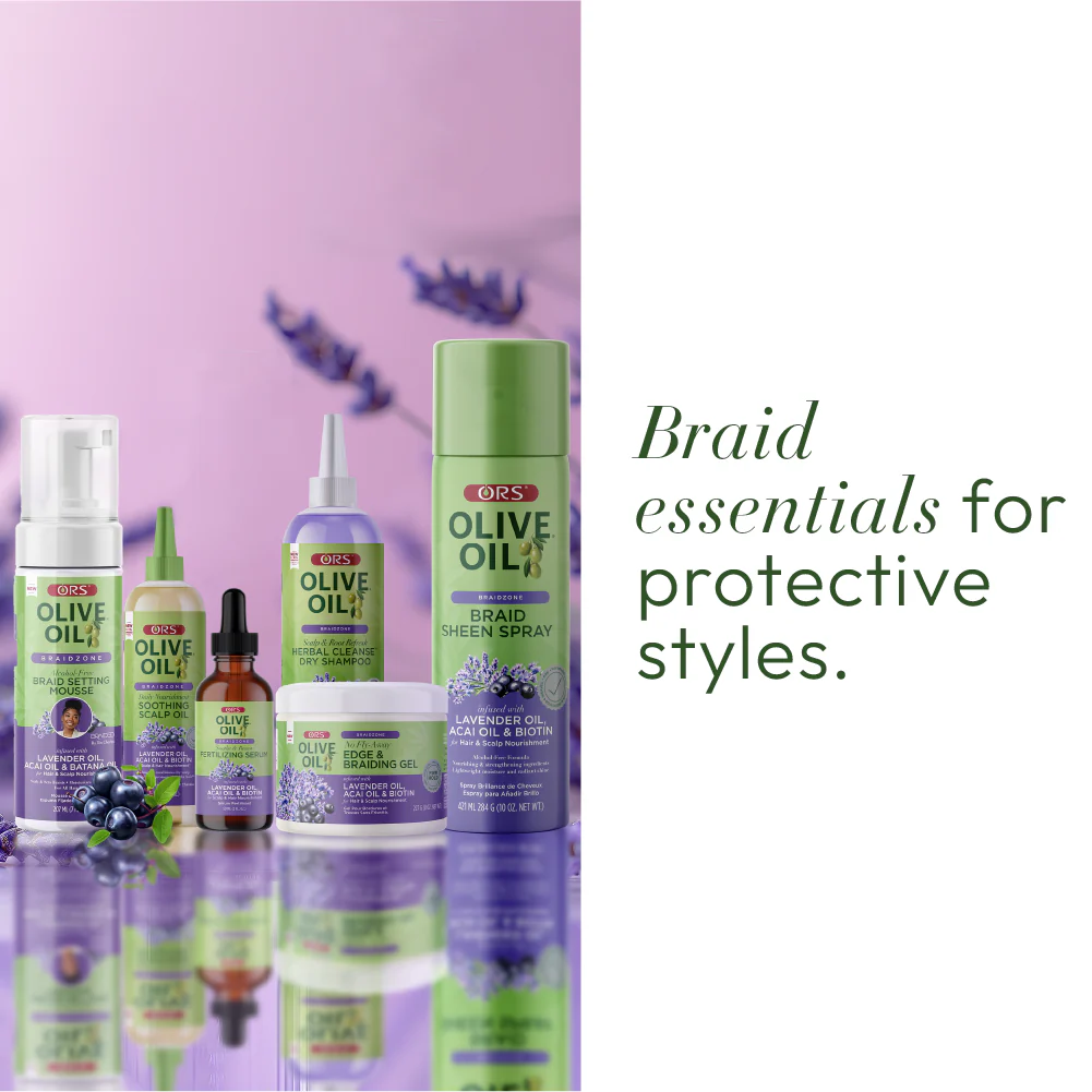 ORS Olive Oil Braidzone Fertilizing Serum for Scalp & Hair Nourishment (2 oz) - Image 4
