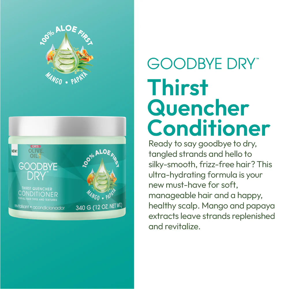ORS Olive Oil Goodbye Dry Thirst Quencher Conditioner (12.0 oz) - Image 8
