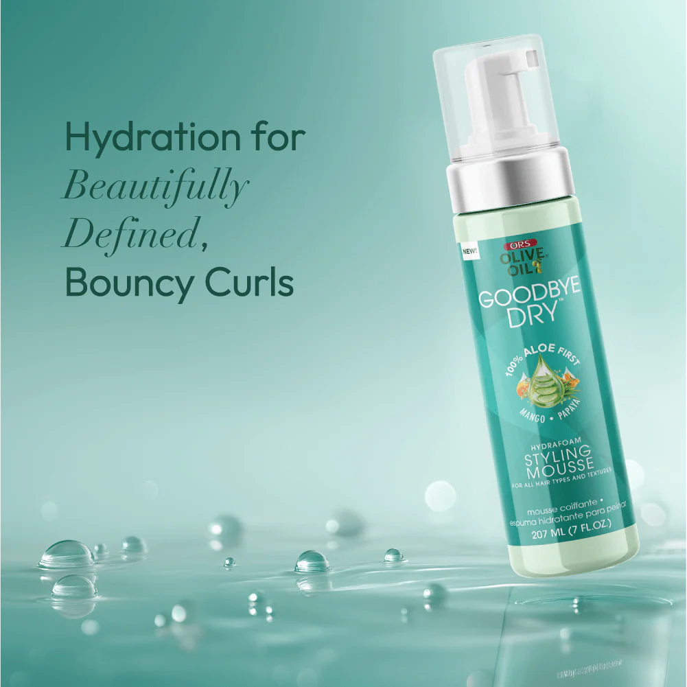 ORS Olive Oil Goodbye Dry Hydrafoam Styling Mousse (7.0 oz) - Image 8