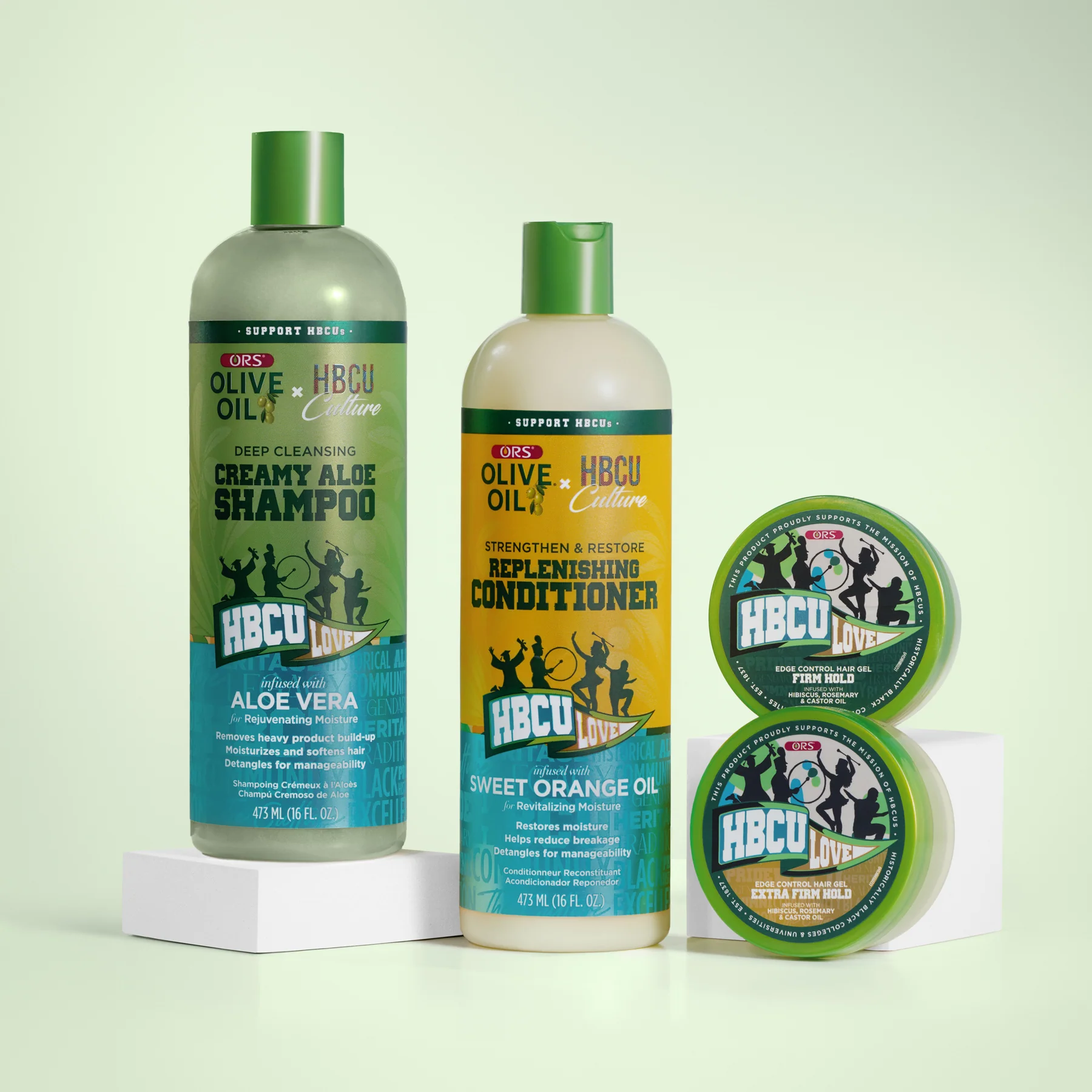 ORS HBCU Olive Oil Edge Control Hair Gel Firm Hold (2.2 oz) - Image 7