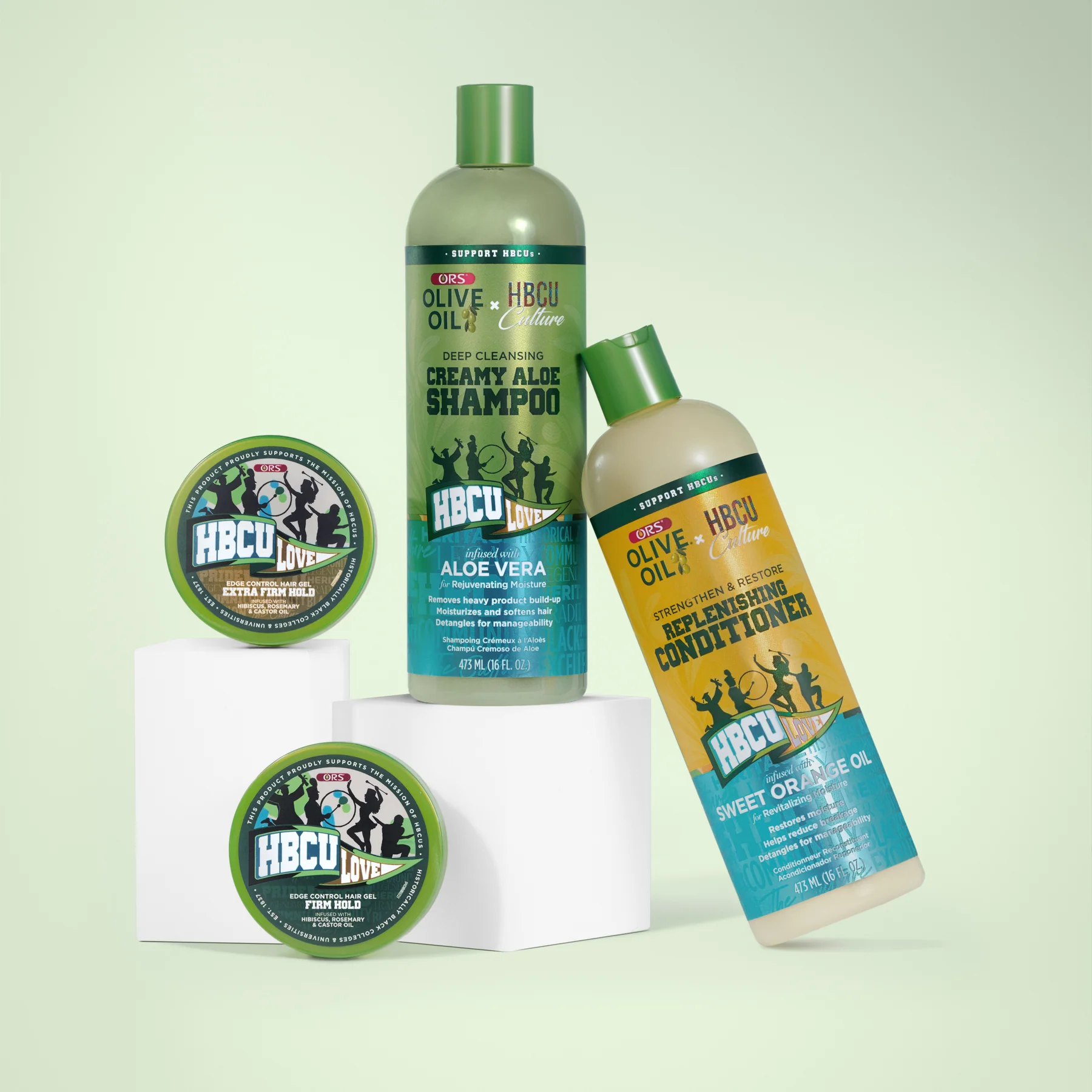 ORS Olive Oil HBCU Deep Cleansing Creamy Aloe Shampoo for Rejuvenating Moisture (16.0 oz) - Image 7