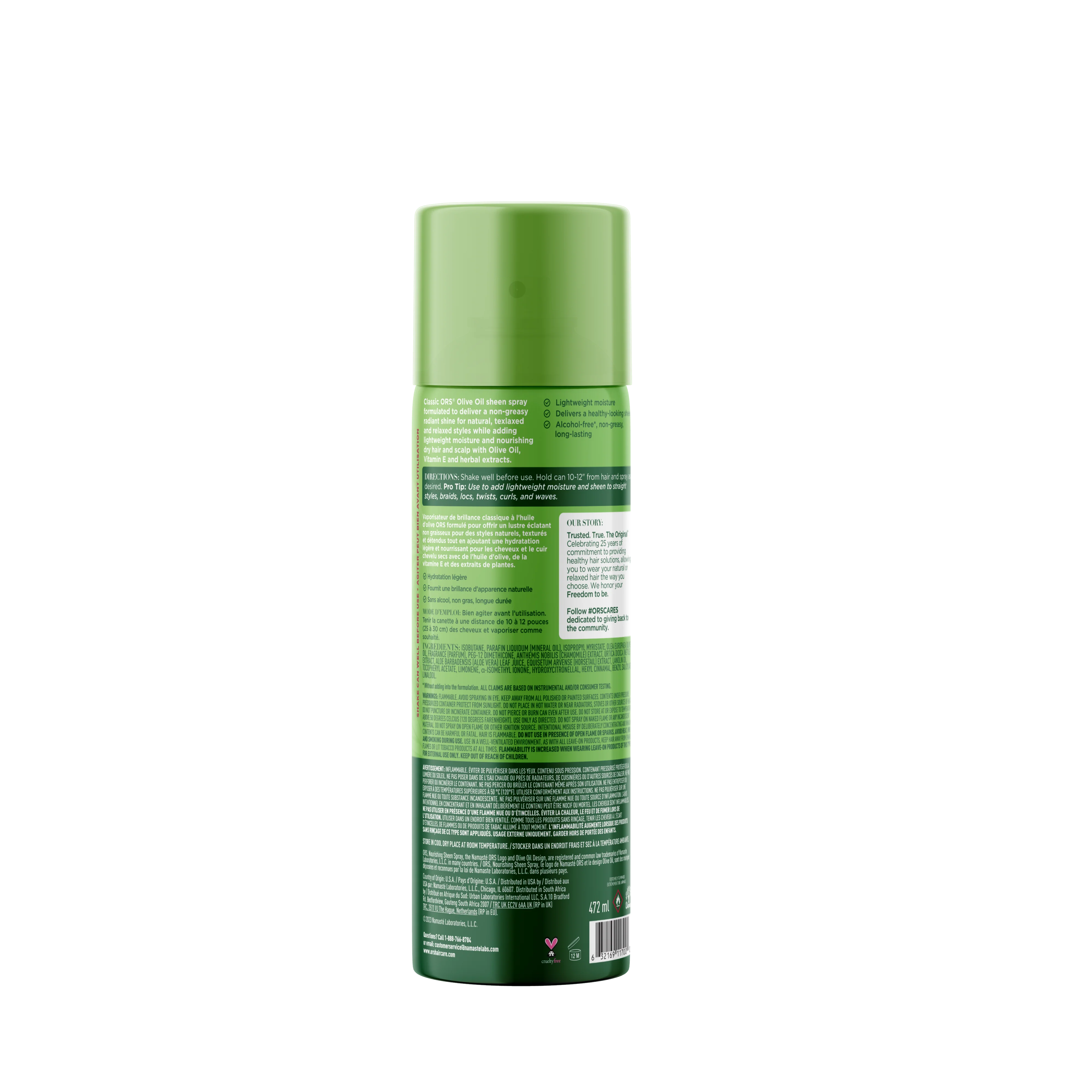 ORS Olive Oil Nourishing Sheen Spray Original Formula (10 oz) - Image 2