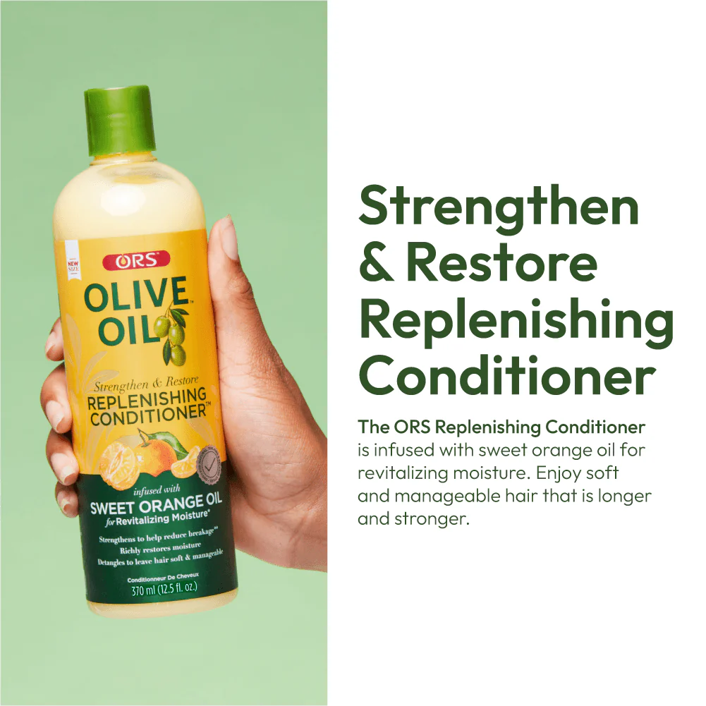ORS Olive Oil Shampoo, Conditioner & Full Application No-Lyer Relaxer 3-Piece Set - Image 6